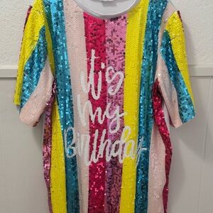 It’s My Birthday Sequin Dress